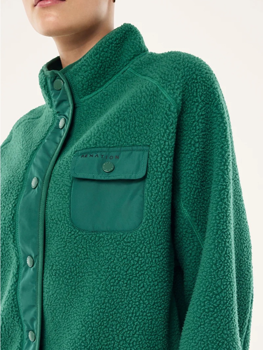 P.E Nation Takeover Jacket In Amazon green new tags won’t leave up long! Large! - Picture 2 of 7